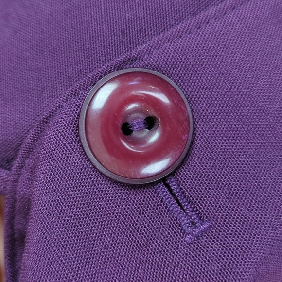 Sag Harbor Petites Plum Color Blazer - Picture 4 of 7